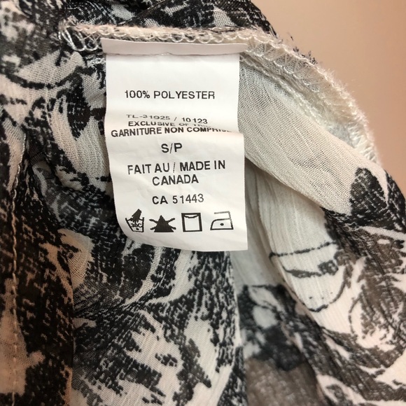 Chiffon shortsleeve blouse - Picture 8 of 8